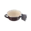 Kastrol smalt BROWN Lem 0,65 l
