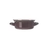 Kastrol smalt BROWN Lem 0,65 l
