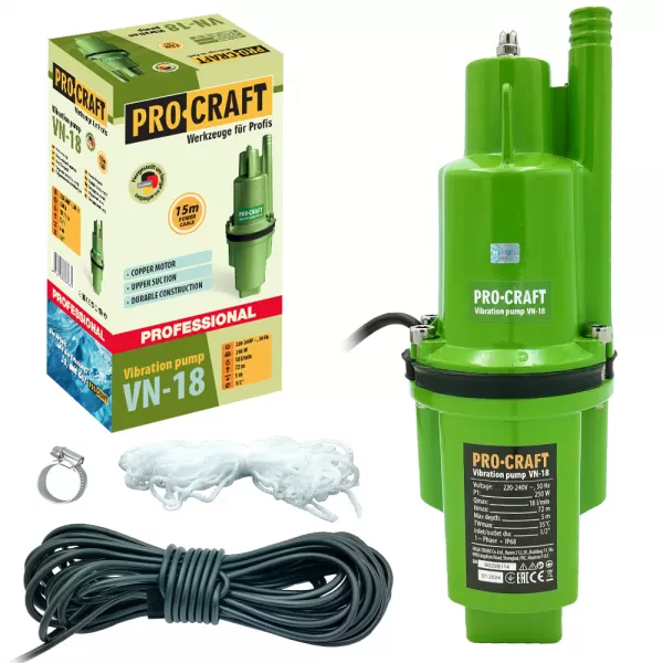PROCRAFT Čerpadlo vibrační VN-18