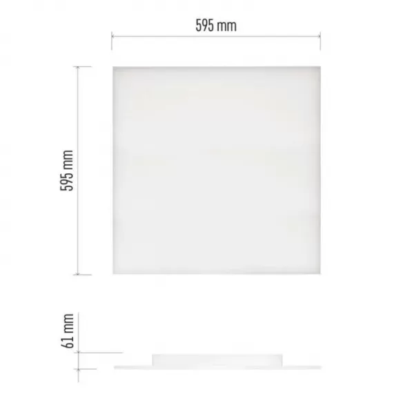 EMOS LED Panel PŘ.BEZRÁ.60x60 36W /ZM5183/