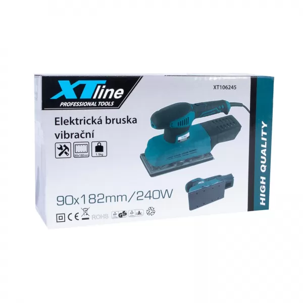 XT Vibrační bruska 240 W, 90x182 mm