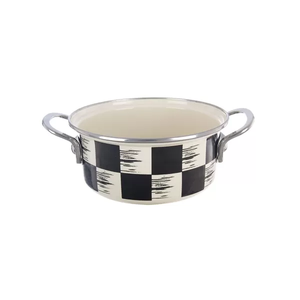 Kastrol smalt ŠACHOVNICE Lem 1,6 l