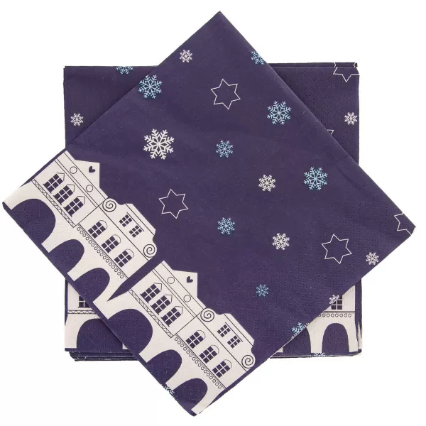 Ubrousek papír DOMKY 20 ks 33x33 cm