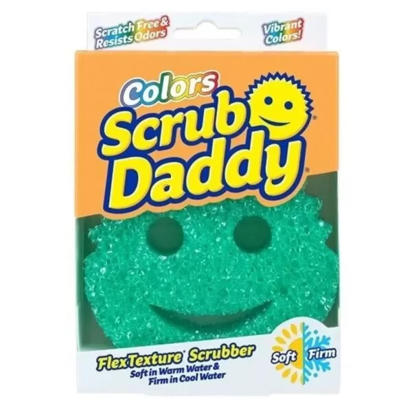 Houbička Scrub Daddy Colors Single Packs zelená
