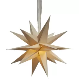 NIPEKO Hvězda papírová 45cm béžová