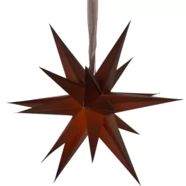 NIPEKO Hvězda papírová 45cm hnědá