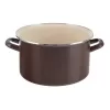Hrnec smalt BROWN Lem 8 l