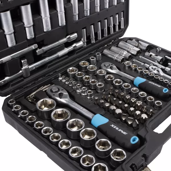 XT Sada hlavic 1/4"-3/8"-1/2" 172 dílů