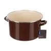 Hrnec smalt BROWN Lem 8 l
