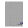 Samolepky na kořenky GREY obd. prázdné 23 šedá, CZ, SK, náhr. 842601