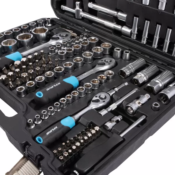 XT Sada hlavic 1/4"-3/8"-1/2" 172 dílů