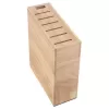 Stojan na nože gumovníkové dřevo