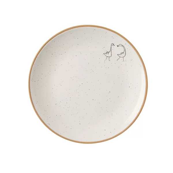 Talíř ker. dezertní STATEK husa pr. 19,5 cm