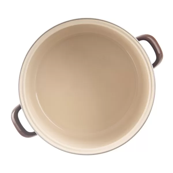 Hrnec smalt BROWN Lem 8 l