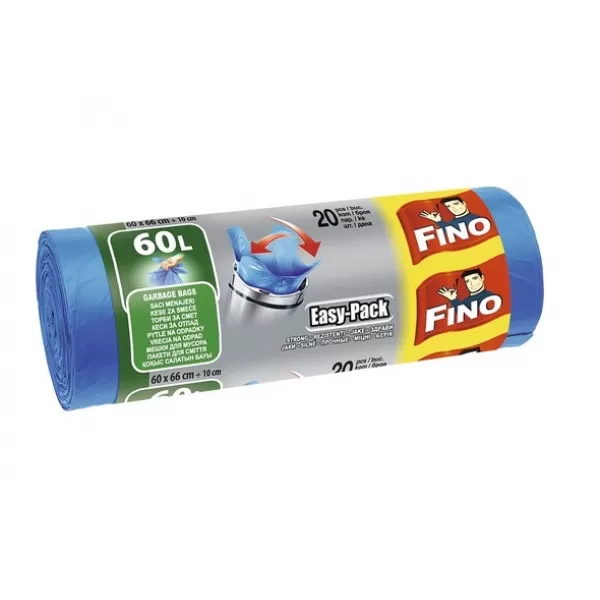 FINO Sáčky na odpadky EASY PACK 60L / 20ks