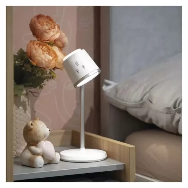 EMOS Lampa stolní LED ABBIE bílá Z7636W