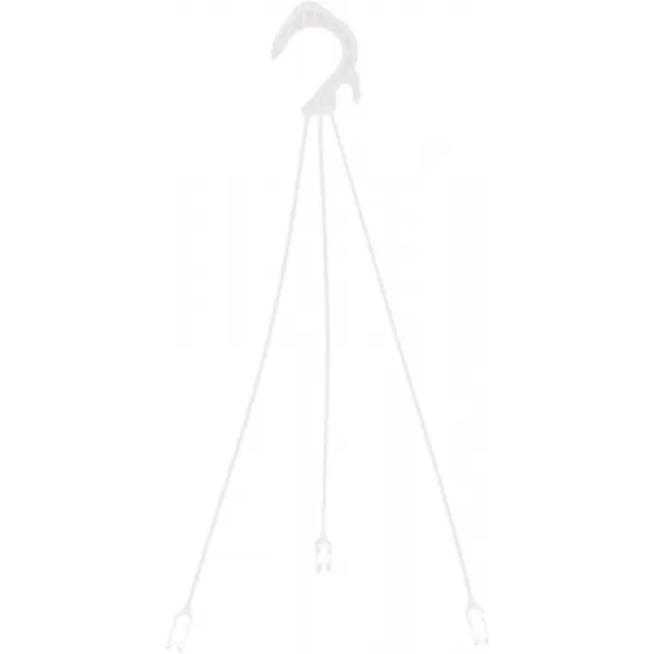 Závěs na květináč Nicoli 38cm bílý