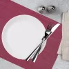 Prostírání PVC/polyester 45x30 cm vínová