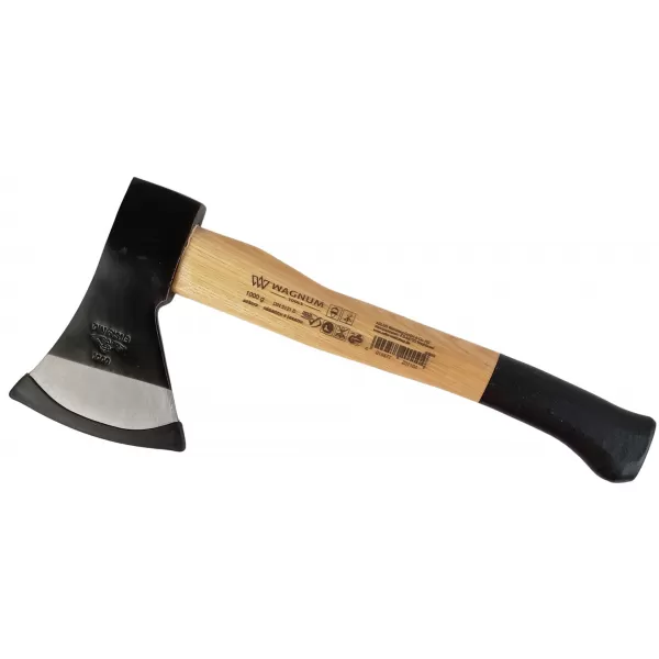 Sekera 1000 g černá - dřevěná násada 40 cm