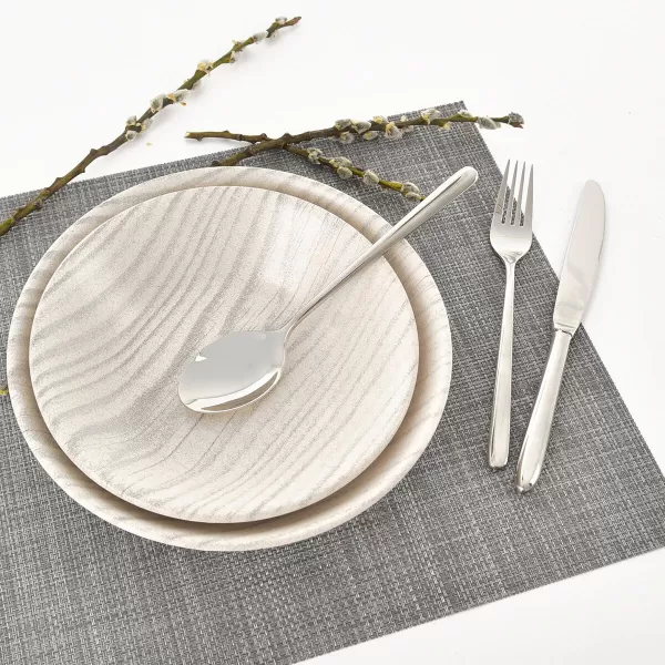Prostírání PVC/polyester 45x30 cm šedá