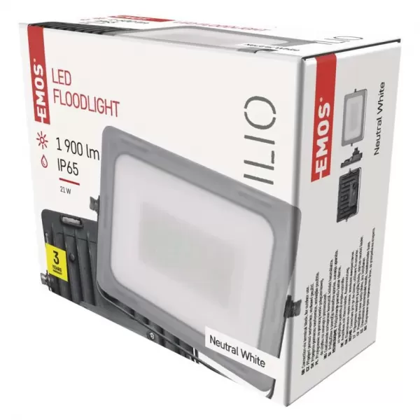 EMOS Reflektor LED ILIO 21W 1900lm IP65 NW ZS2520