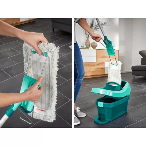 Podlahový mop PROFI Micro Duo s kovovou tyčí - CLICK System LEIFHEIT 55048