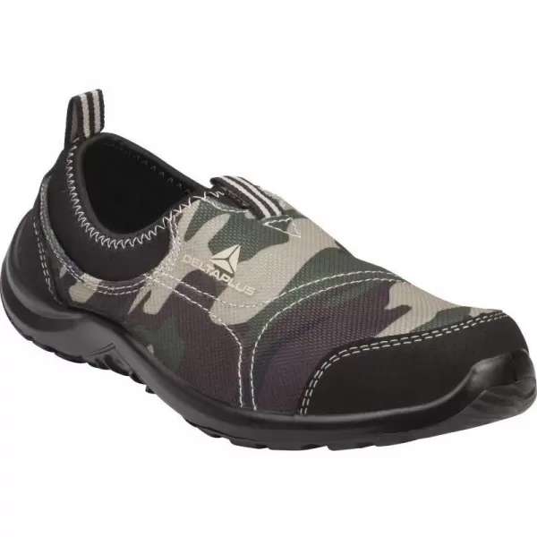 Polobotky MIAMI S1P CAMO SRC vel. 39 - khaki