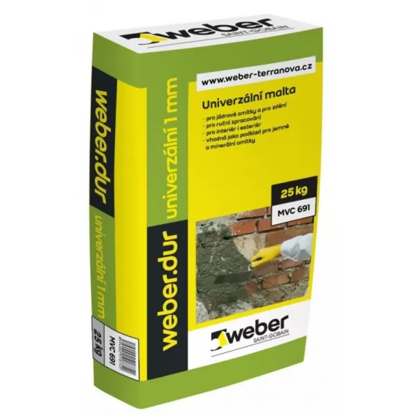 WEBER.univerzální malta MVC 691 25kg zrno 1mm