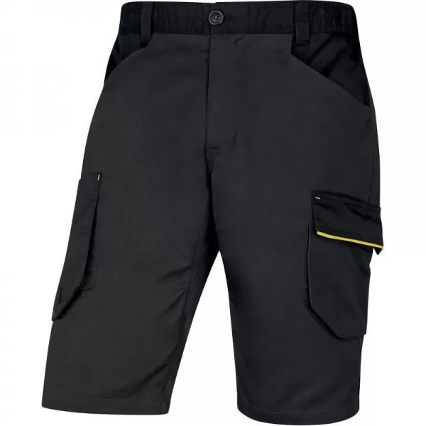 Bermudy M2BE3 vel. 2XL - šedá-žlutá
