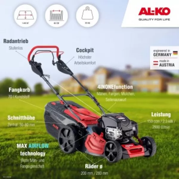 AL-KO Benzínová sekačka Premium 473 VS-B
