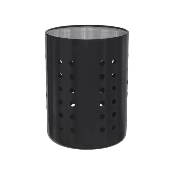 Stojan na příbory nerez BLACK pr. 9,3 cm