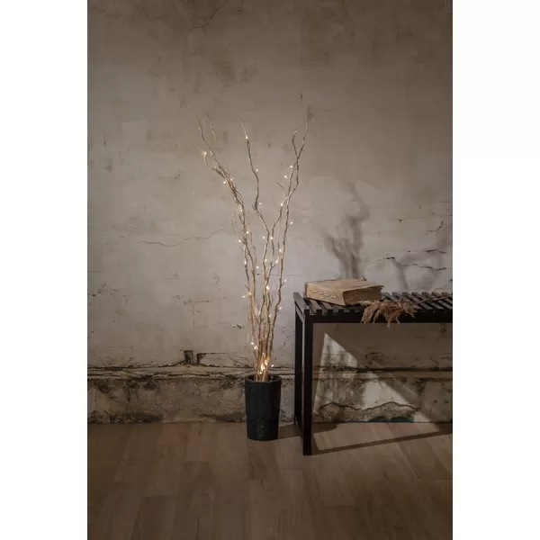NIPEKO Proutí dekorační 60xLED 115cm bílé
