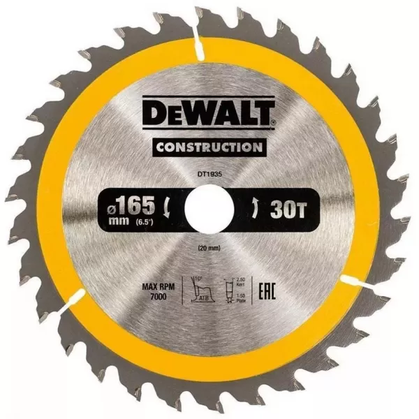 DEWALT Pilový kotouč DT1949 165