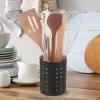 Stojan na příbory nerez BLACK pr. 9,3 cm