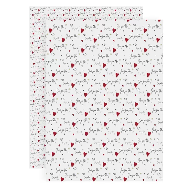 Papír balicí Jen pro tebe 100x70 cm 2 ks mix CZ