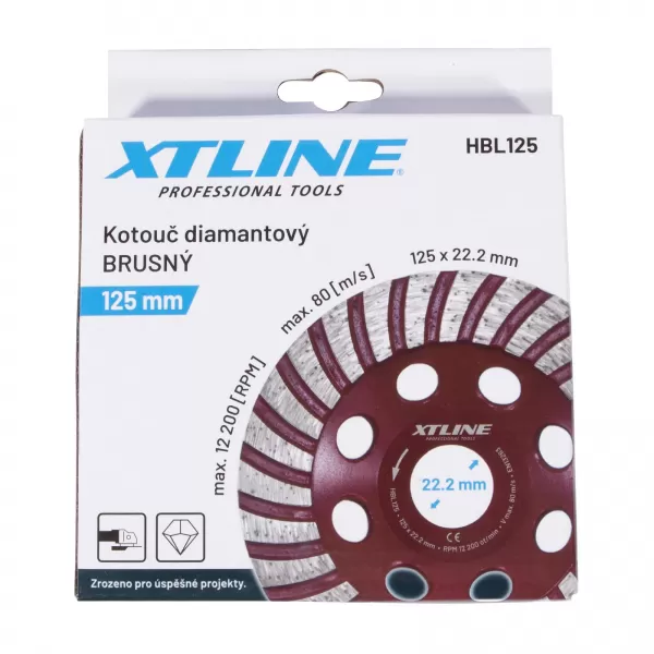 XT Kotouč diamantový brusný | 125x22,2 mm