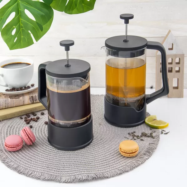 Konvice borosil. sklo/UH french press 0,4 l BLACK