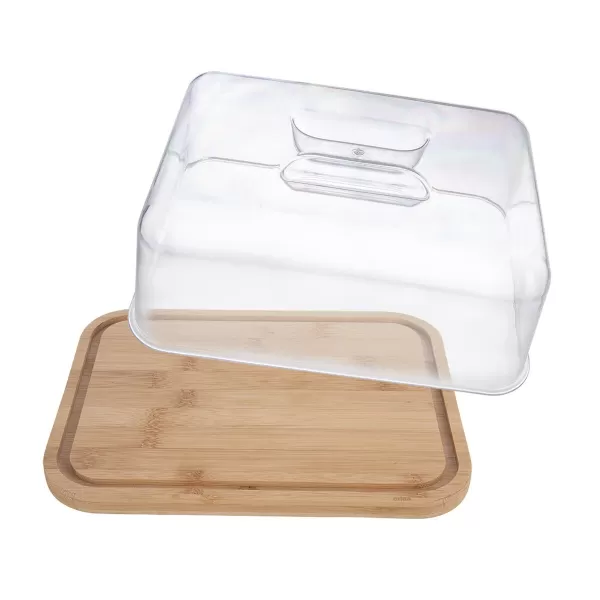 Prkénko bambus serv.+poklop UH 28x22x11 cm