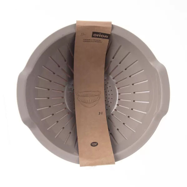 Cedník UH+miska ELA pr. 25 cm zelená