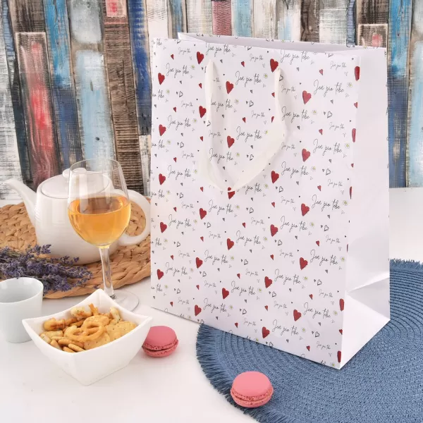 Taška papír dárková Jen pro tebe 26x12x32 cm CZ