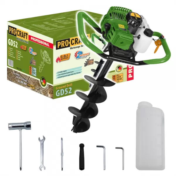 PROCRAFT Zemní vrták GD52