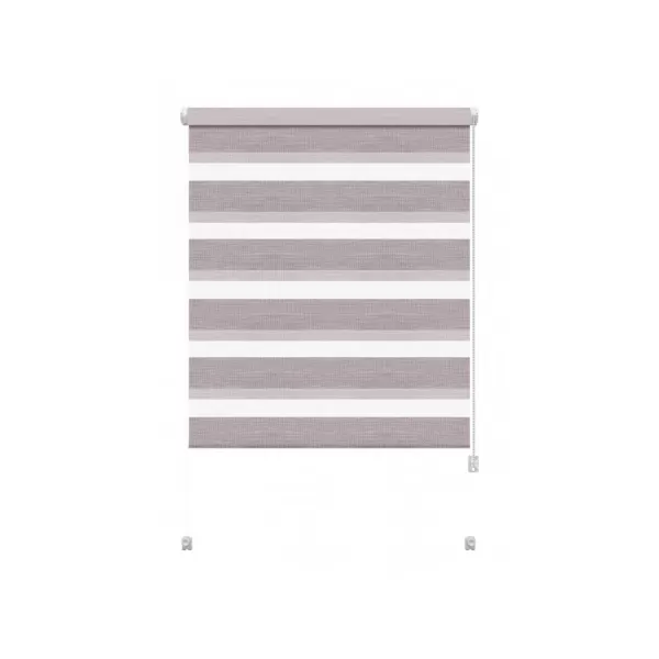 Roleta Zebra den/noc 42,5x150cm, Silvalin mocca