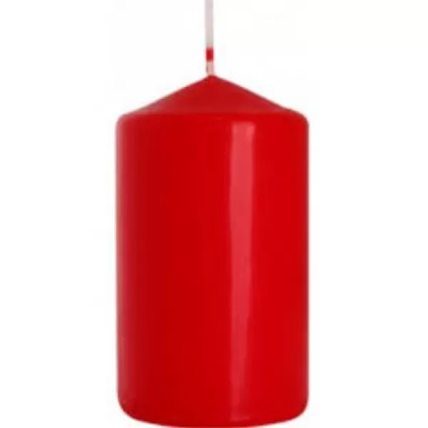 Svíčka válec 60/120 červená
