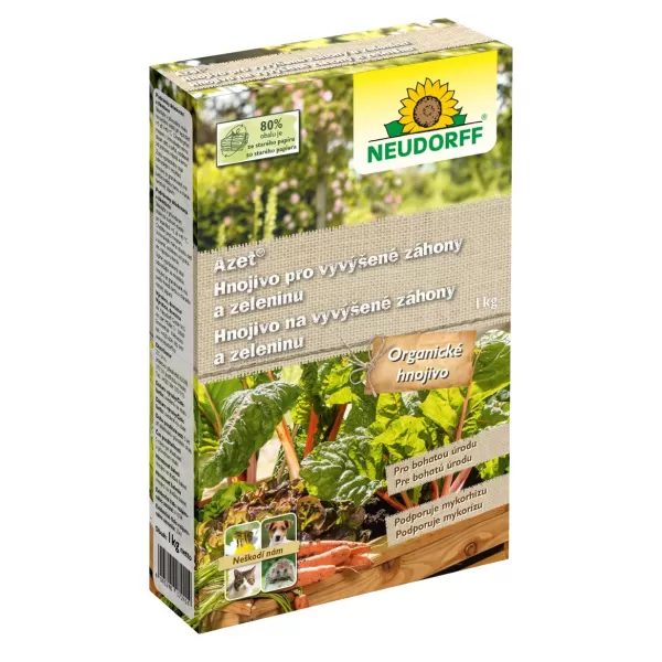 Hnojivo Azet Neudorff-pro vyvýšené záhony a zeleninu 1kg