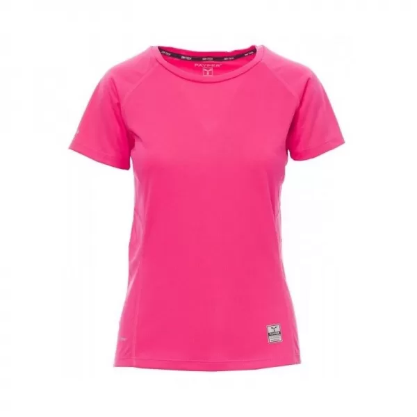 Tričko dámské krátký rukáv RUNNING LADY vel. S - fuchsiová fluo