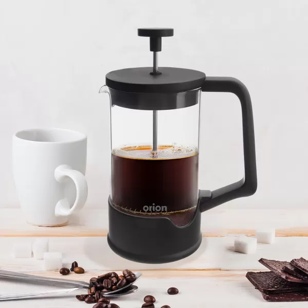 Konvice borosil. sklo/UH french press 0,4 l BLACK