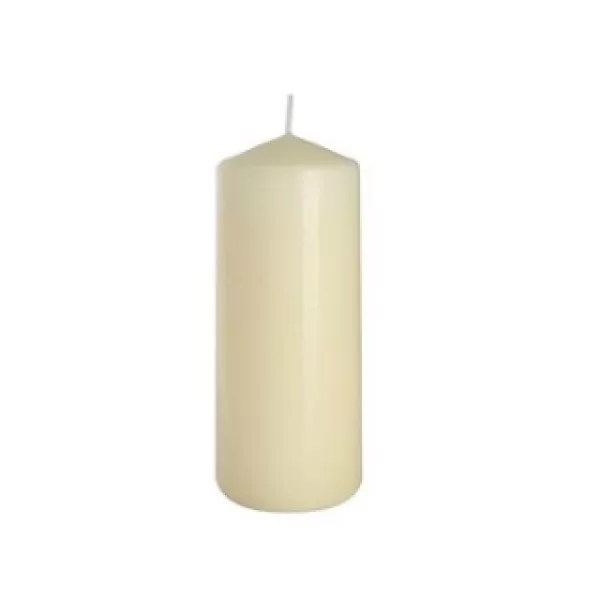 Svíčka válec 80/200 krémová