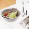 Cedník UH+miska ELA pr. 25 cm hnědá