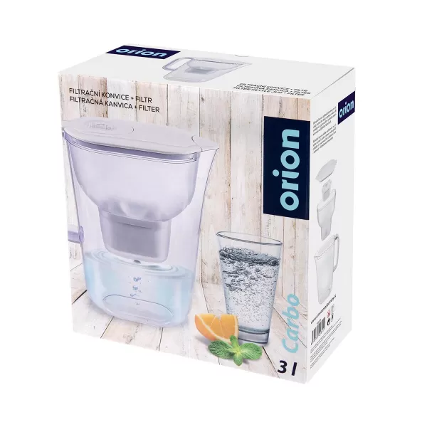 Konvice filtrační UH Carbo 3 l+filtr bílá