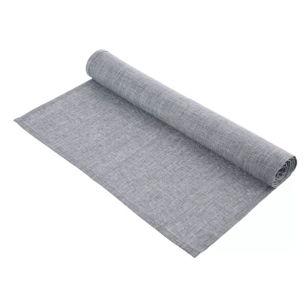 Ubrus-běhoun polyester 140x40 cm sv. šedá